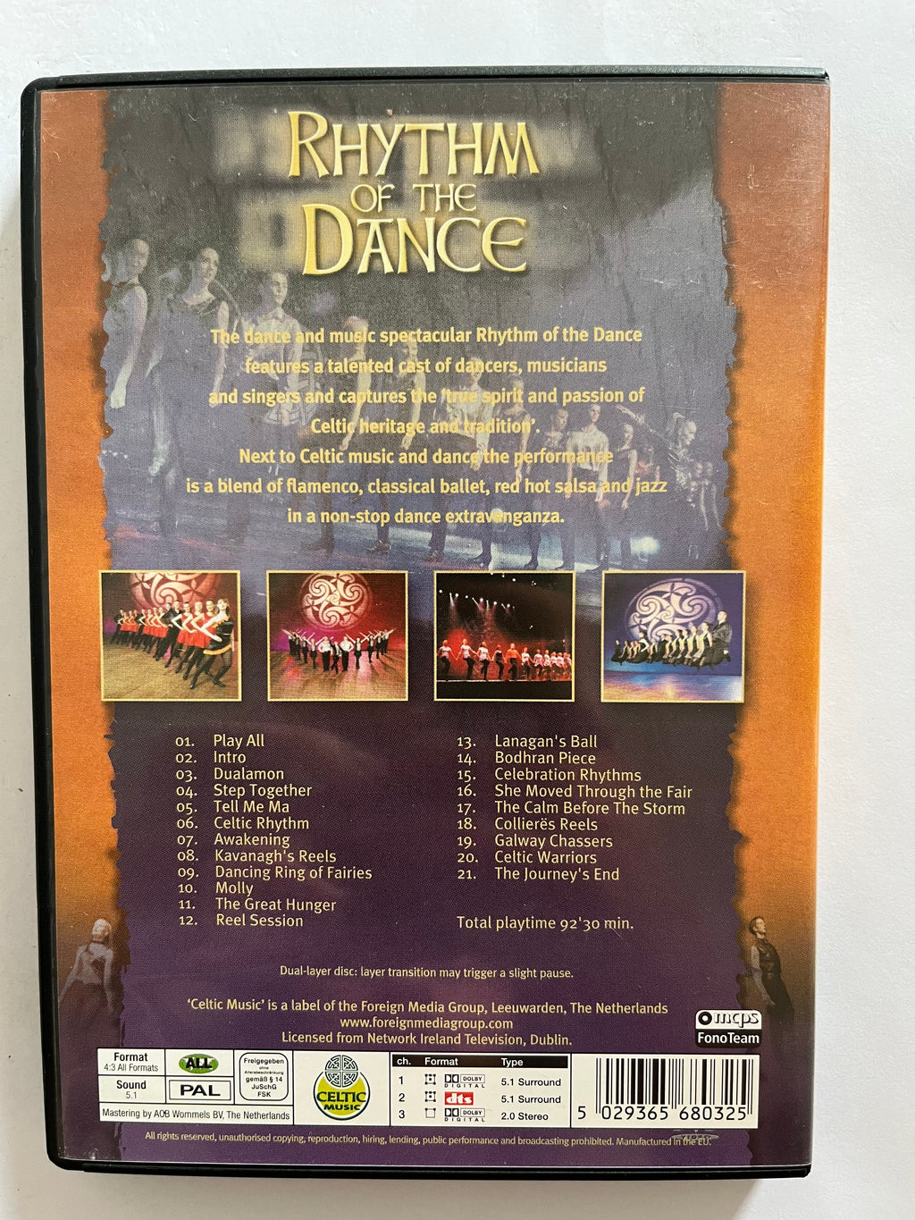 Rhythm of the Dance – DVD | Irish Dance & Live Music Show