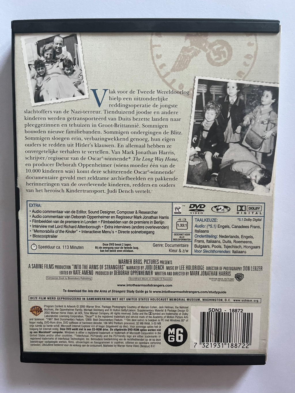 Into the Arms of Strangers – DVD (2000) | Stories of the Kindertransport