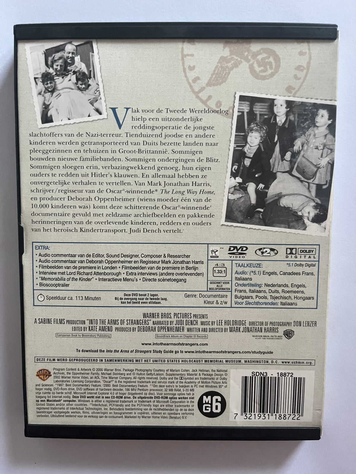 Into the Arms of Strangers – DVD (2000) | Stories of the Kindertransport