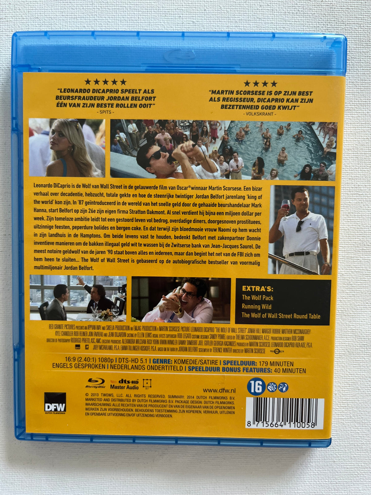 The Wolf of Wall Street – Blu-ray (2013) | Leonardo DiCaprio & Jonah Hill