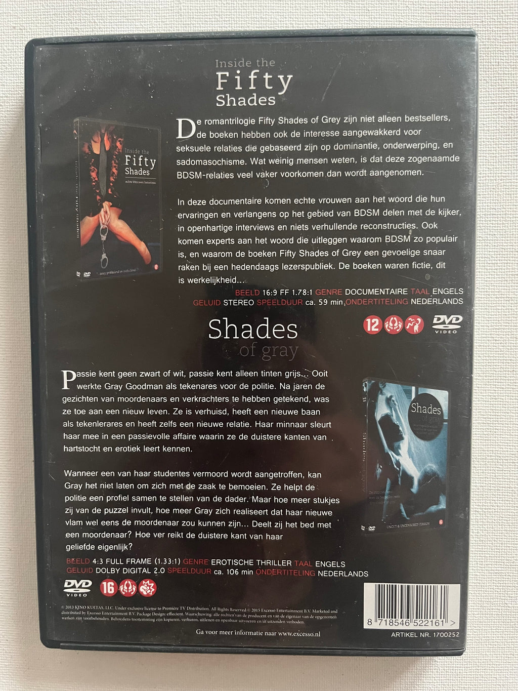 Fifty Shades of Grey + Fifty Shades Darker – 2-Movie DVD Set (2015–2017) | Dakota Johnson & Jamie Dornan