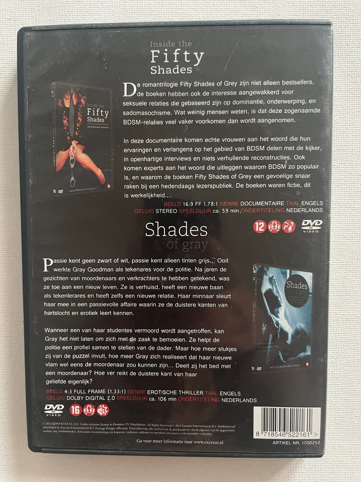 Fifty Shades of Grey + Fifty Shades Darker – 2-Movie DVD Set (2015–2017) | Dakota Johnson & Jamie Dornan
