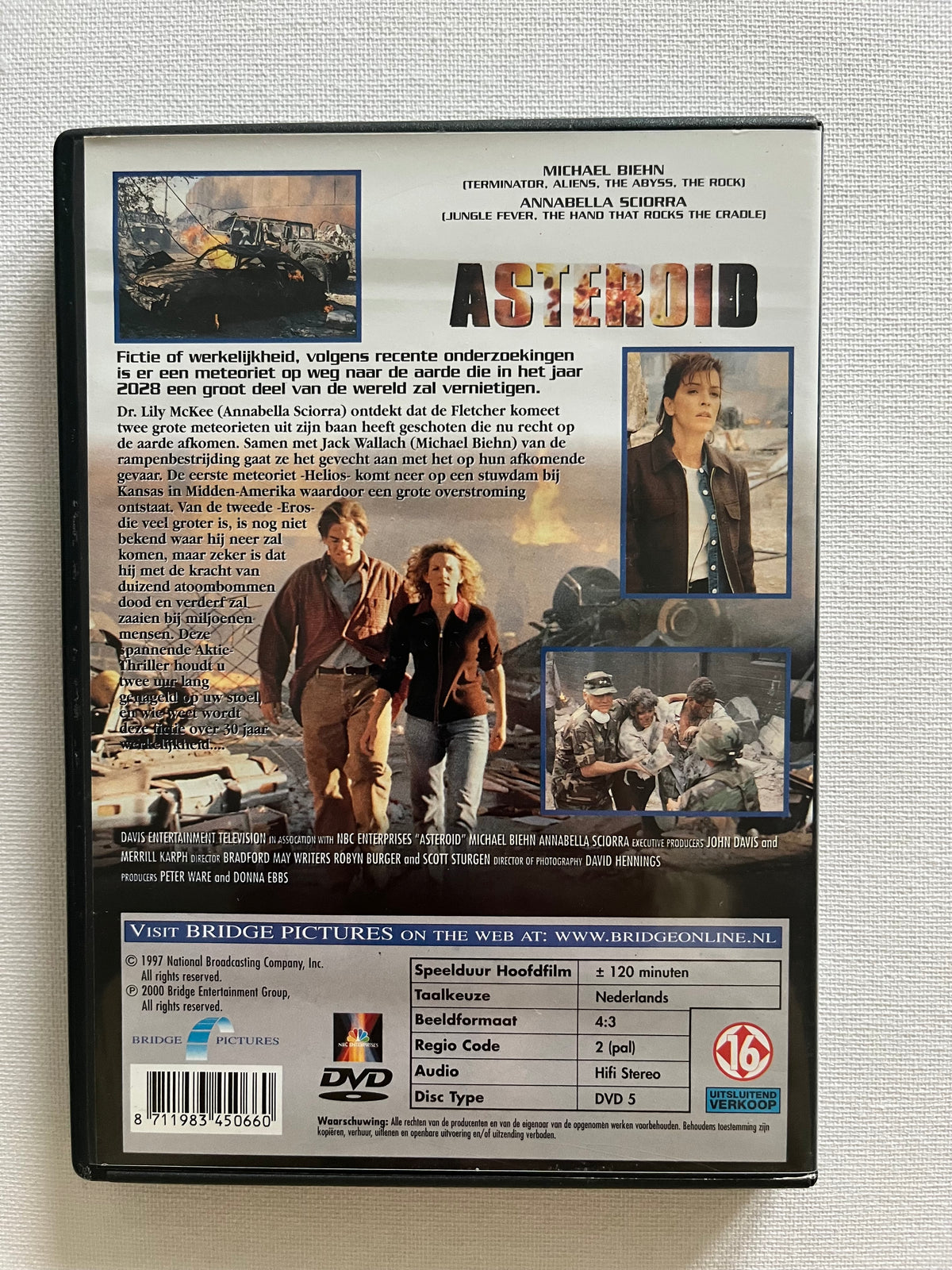 Asteroid – DVD (1997) | Michael Biehn & Annabella Sciorra
