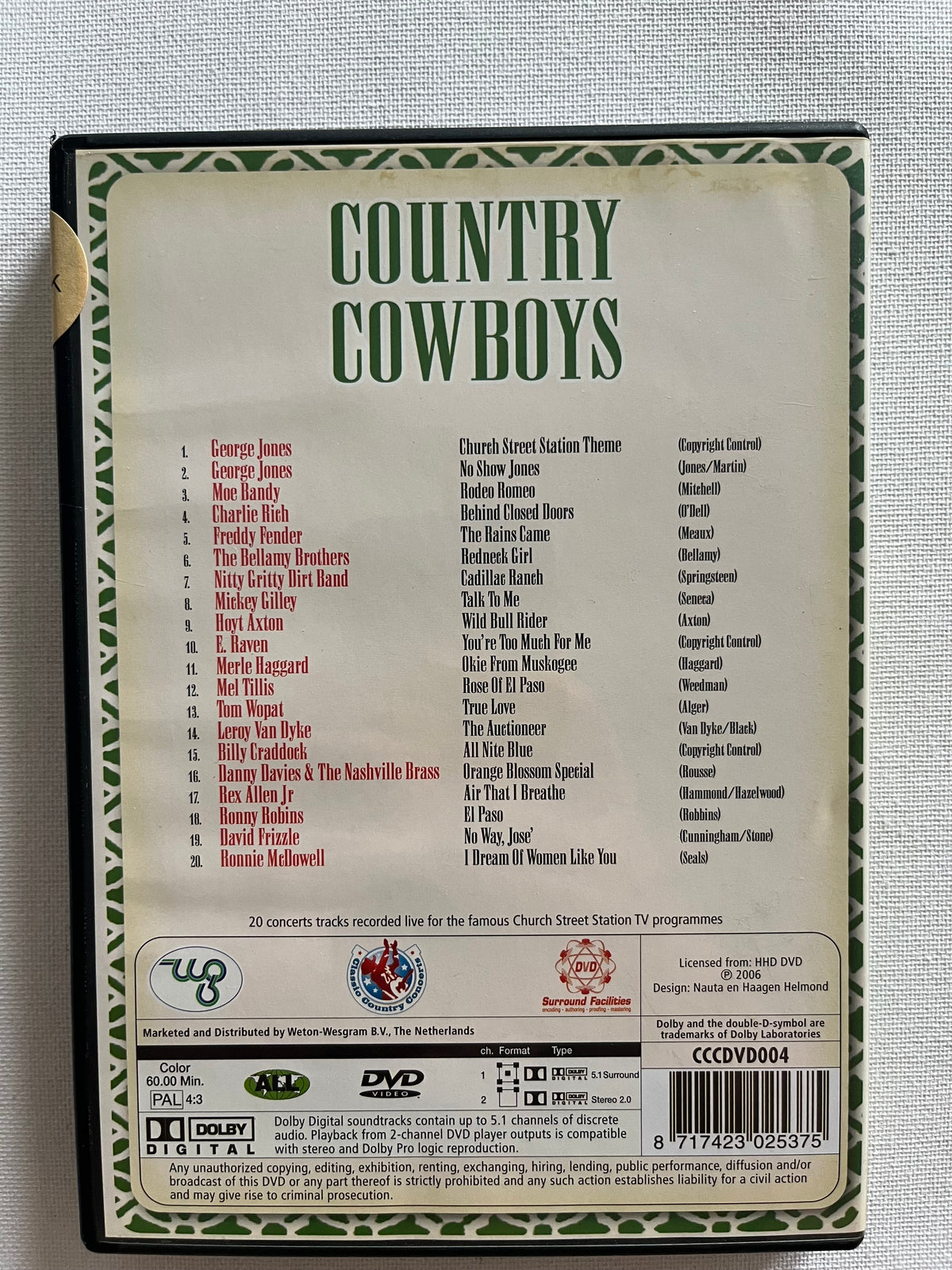Country Cowboy – DVD | Classic Country & Western Music