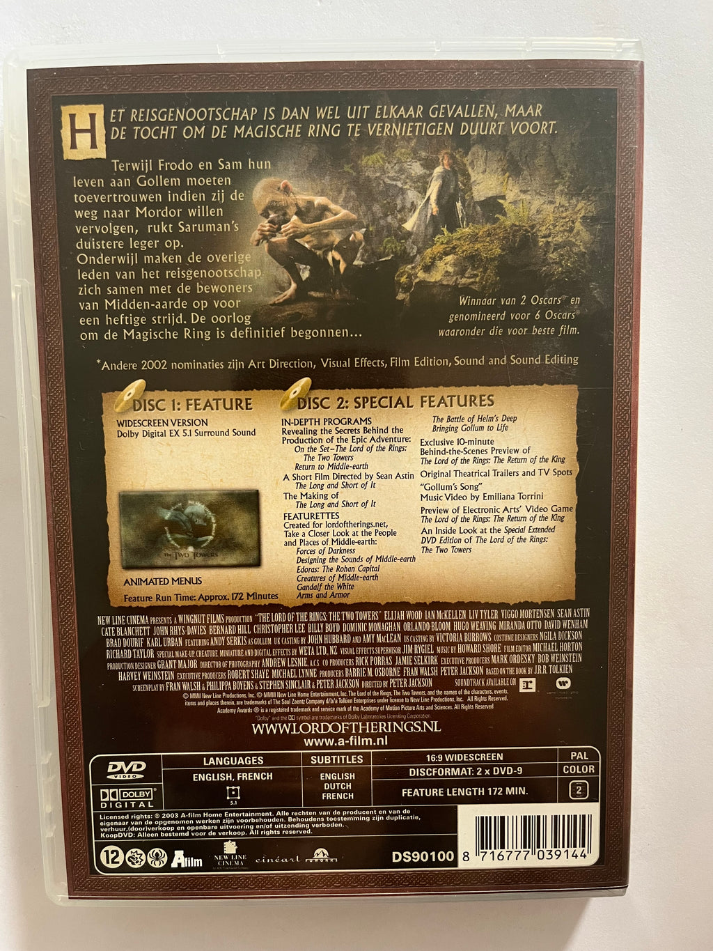The Lord of the Rings: The Two Towers – 2-Disc Special Edition DVD (2002)