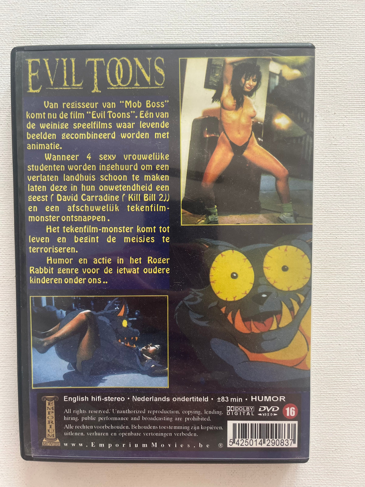 Evil Toons – DVD (1992) | David Carradine & Arte Johnson