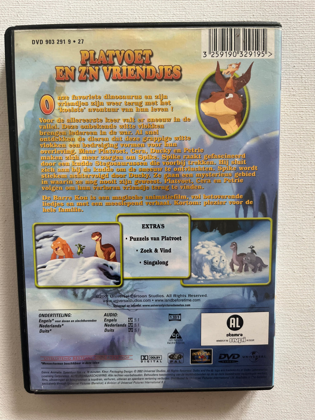 The Land Before Time VIII: The Big Freeze – DVD (2001) | Animated Adventure