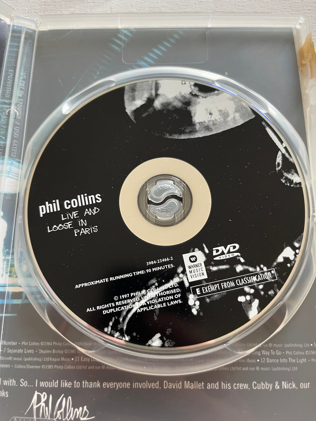 Phil Collins – Live and Loose in Paris – DVD (1998) | Live Concert