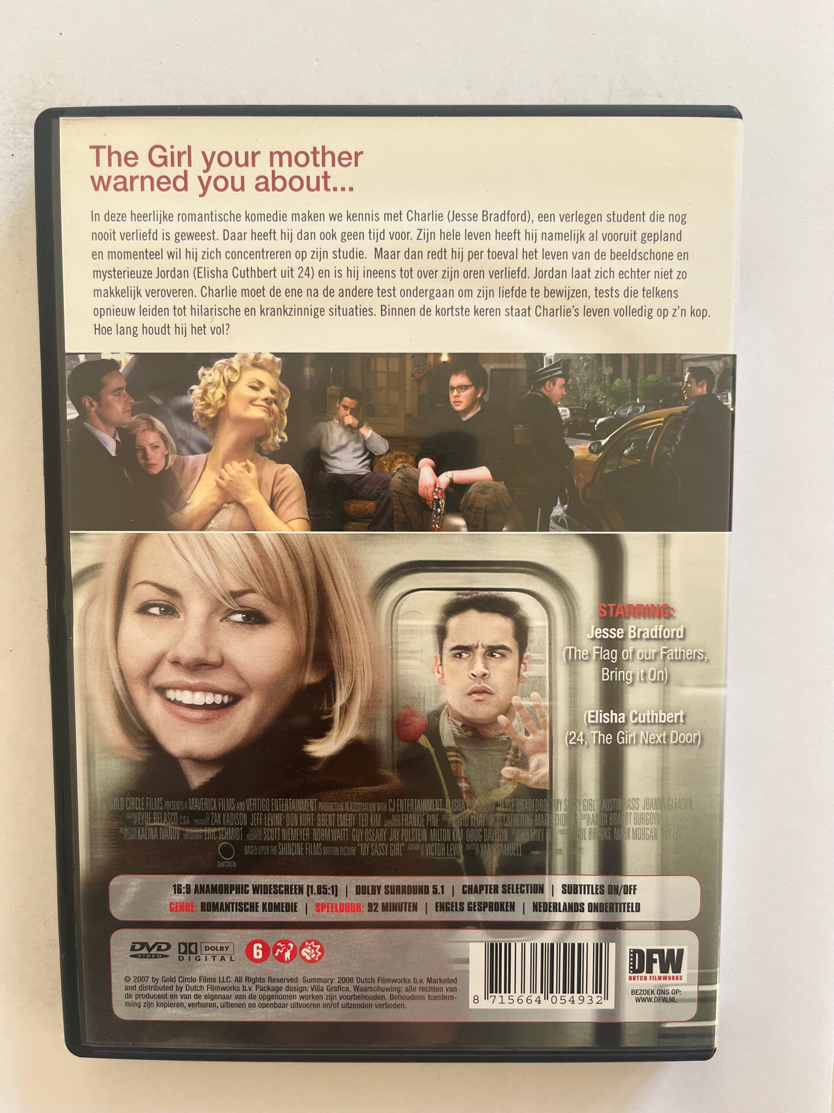 My Sassy Girl – DVD (2008) | Elisha Cuthbert & Jesse Bradford