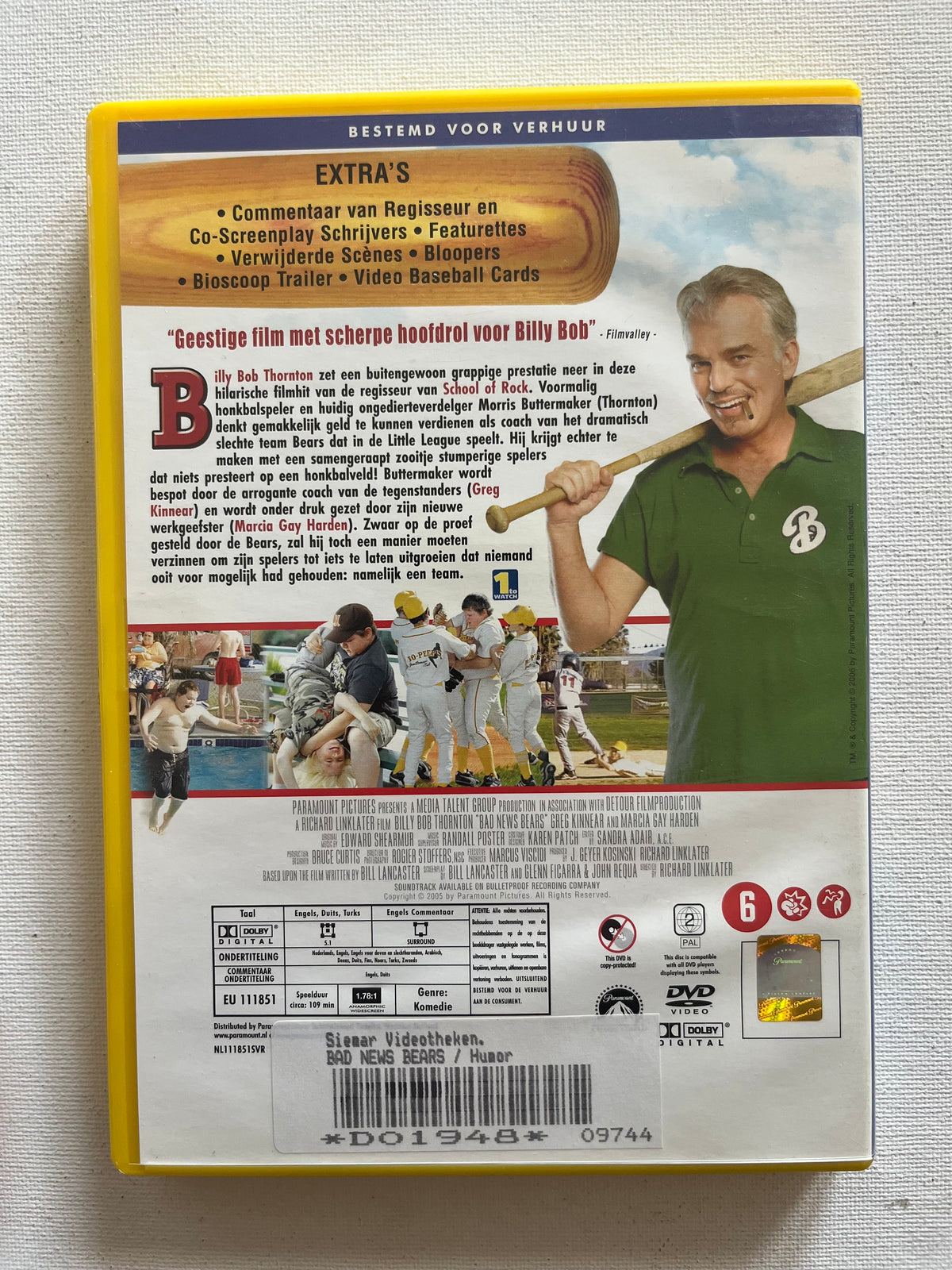 Bad News Bears – DVD (2005) | Billy Bob Thornton