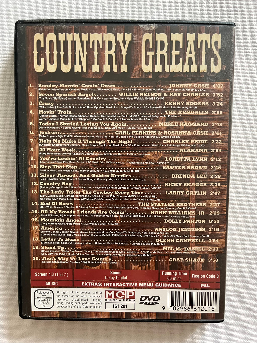 Country Greats – DVD | Classic Country Music Collection