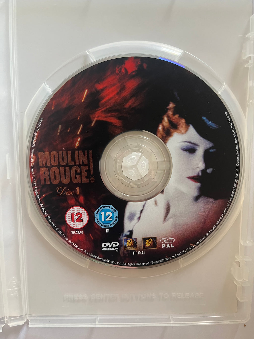 Moulin Rouge! – DVD (2001) | Nicole Kidman & Ewan McGregor