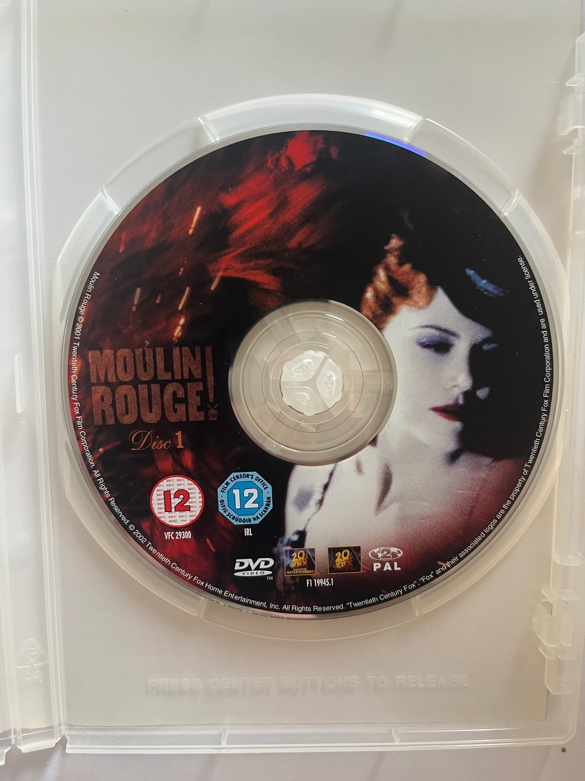 Moulin Rouge! – DVD (2001) | Nicole Kidman & Ewan McGregor