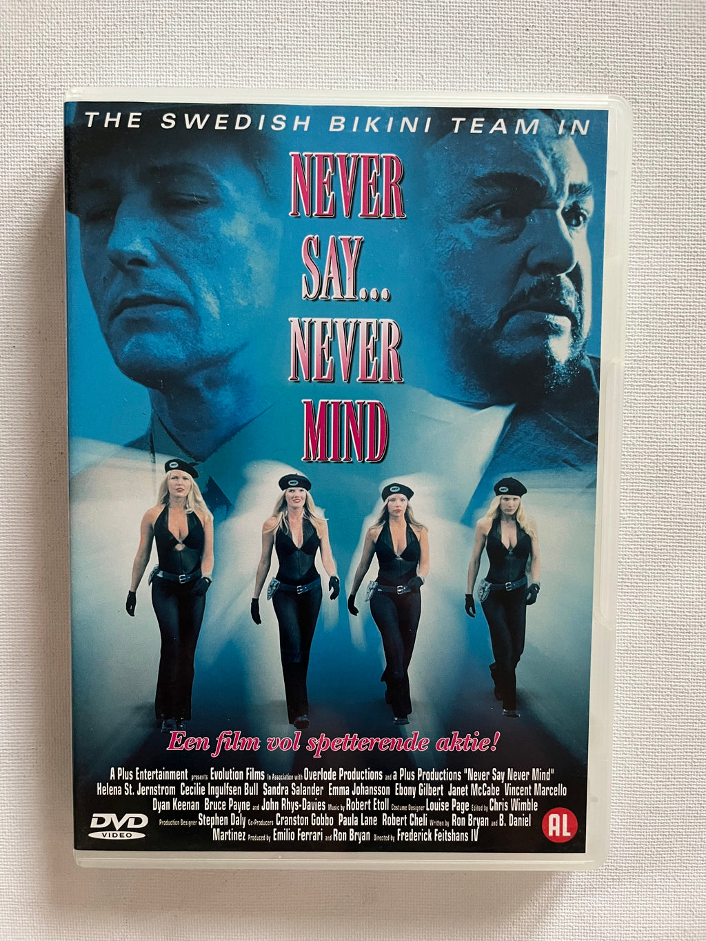 Never Say Never Mind: The Swedish Bikini Team – DVD (2003) | Bruce Payne & John Rhys-Davies