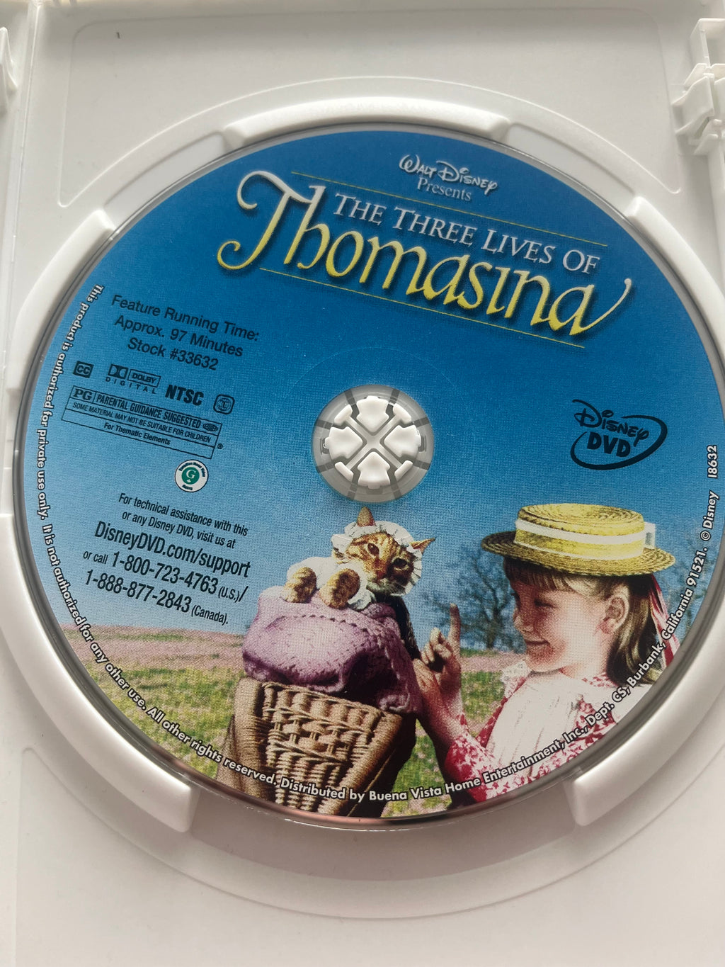 Disney The Three Lives of Thomasina – DVD (1963) | Patrick McGoohan & Susan Hampshire