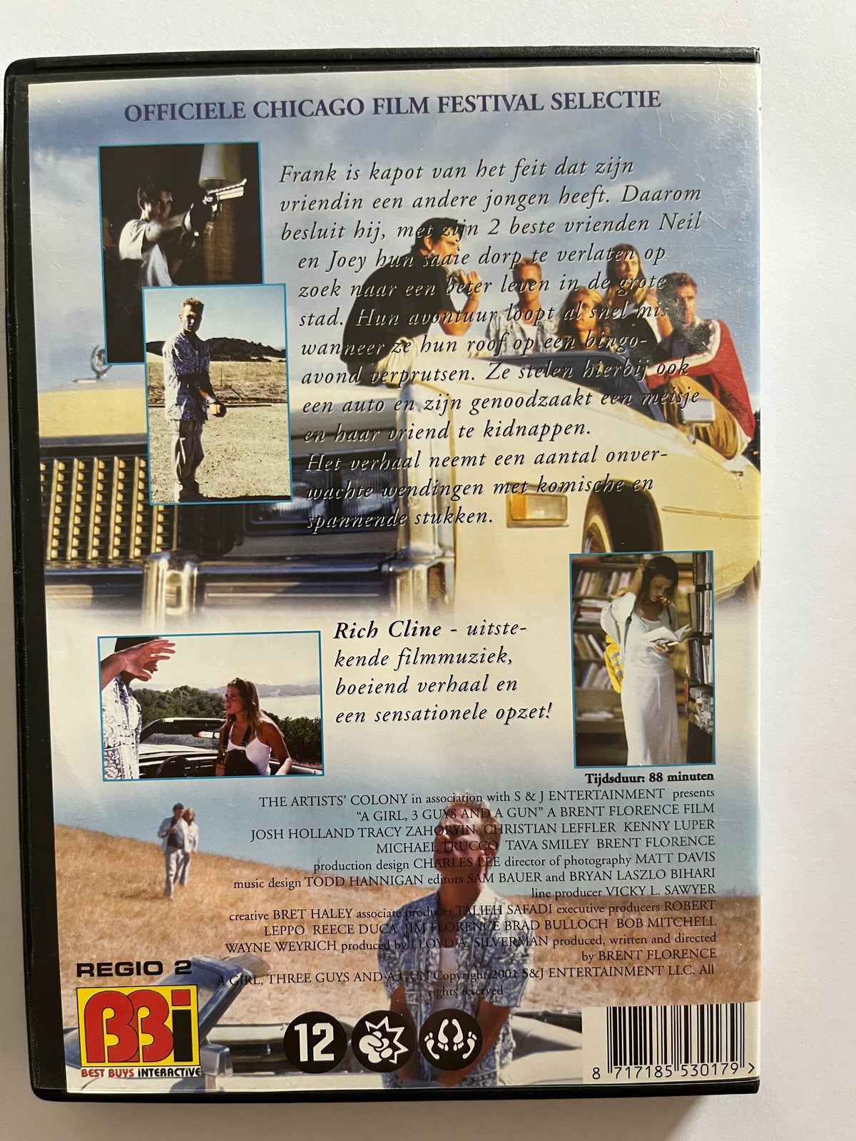 A Girl, 3 Guys and a Gun – DVD (2001) | Josh Holland & Tracy Zahoryin
