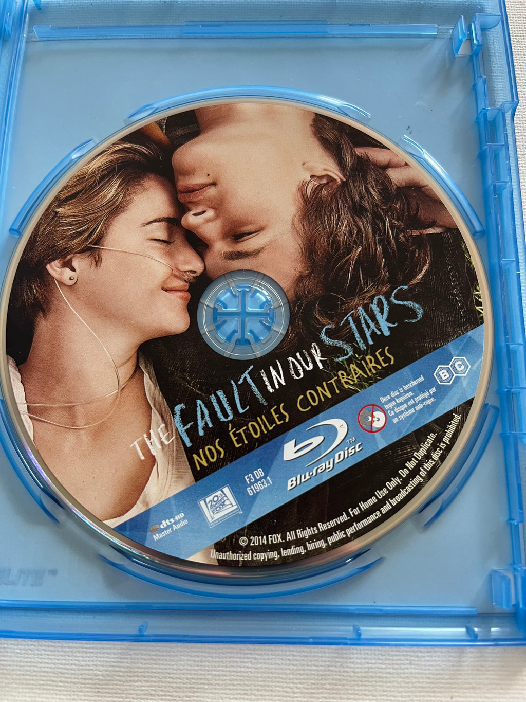 The Fault in Our Stars – Blu-ray (2014) | Shailene Woodley & Ansel Elgort