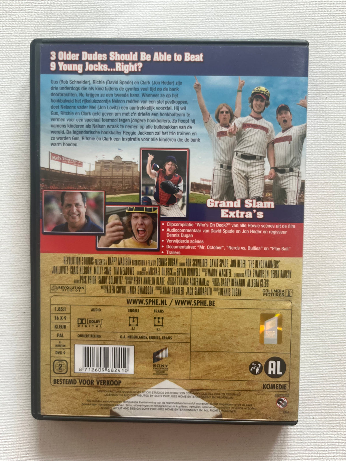 The Benchwarmers – DVD (2006) | Rob Schneider, David Spade & Jon Heder