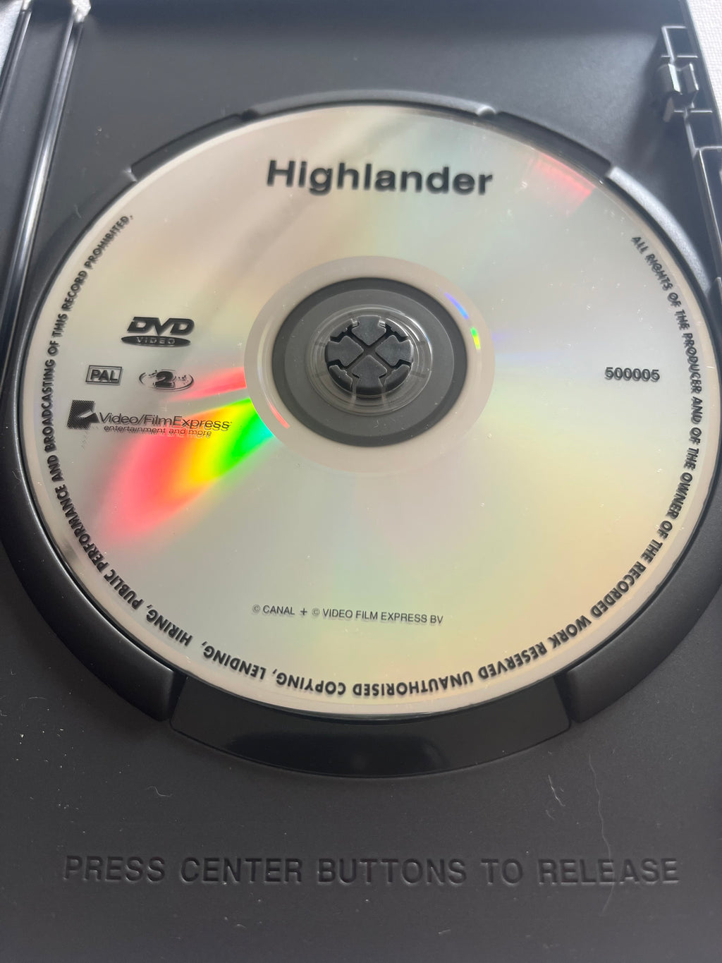 Highlander – DVD (1986) | Christopher Lambert & Sean Connery