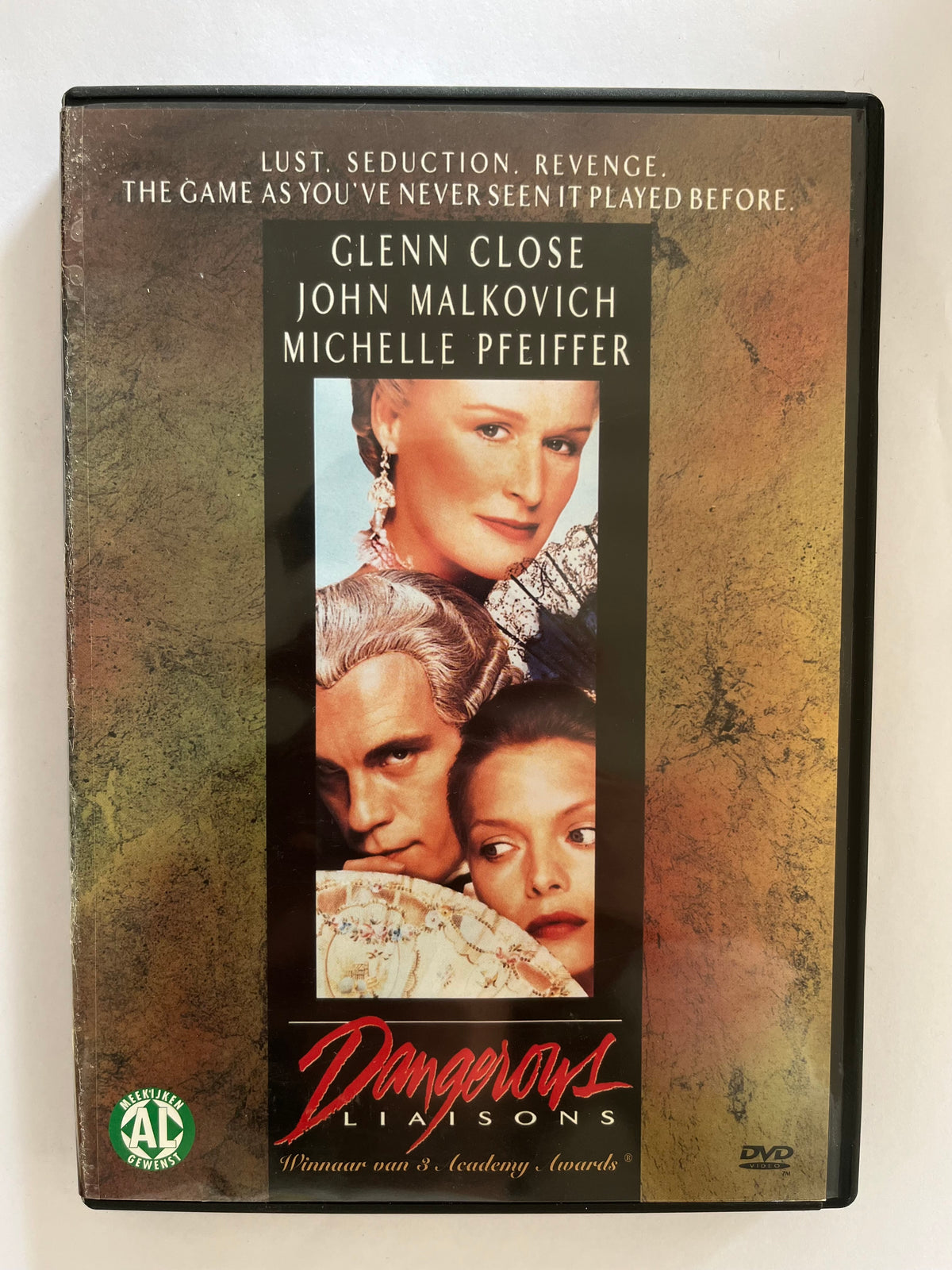 Dangerous Liaisons – DVD (1988) | Glenn Close, John Malkovich & Michelle Pfeiffer