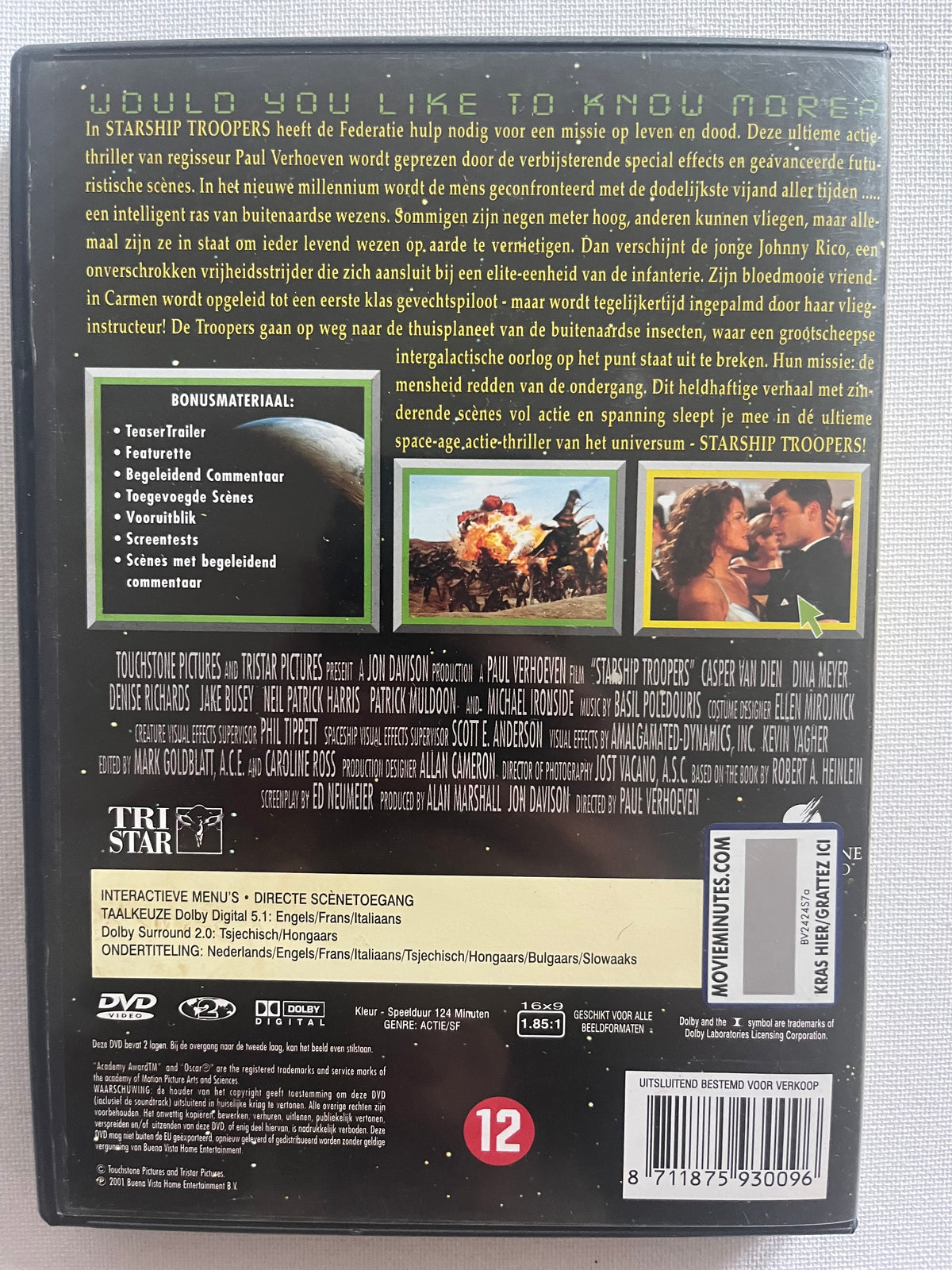 Starship Troopers – DVD (1997) | Casper Van Dien & Denise Richards