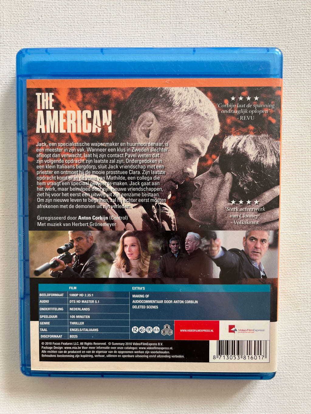 The American – Blu-ray (2010) | George Clooney – Region Free