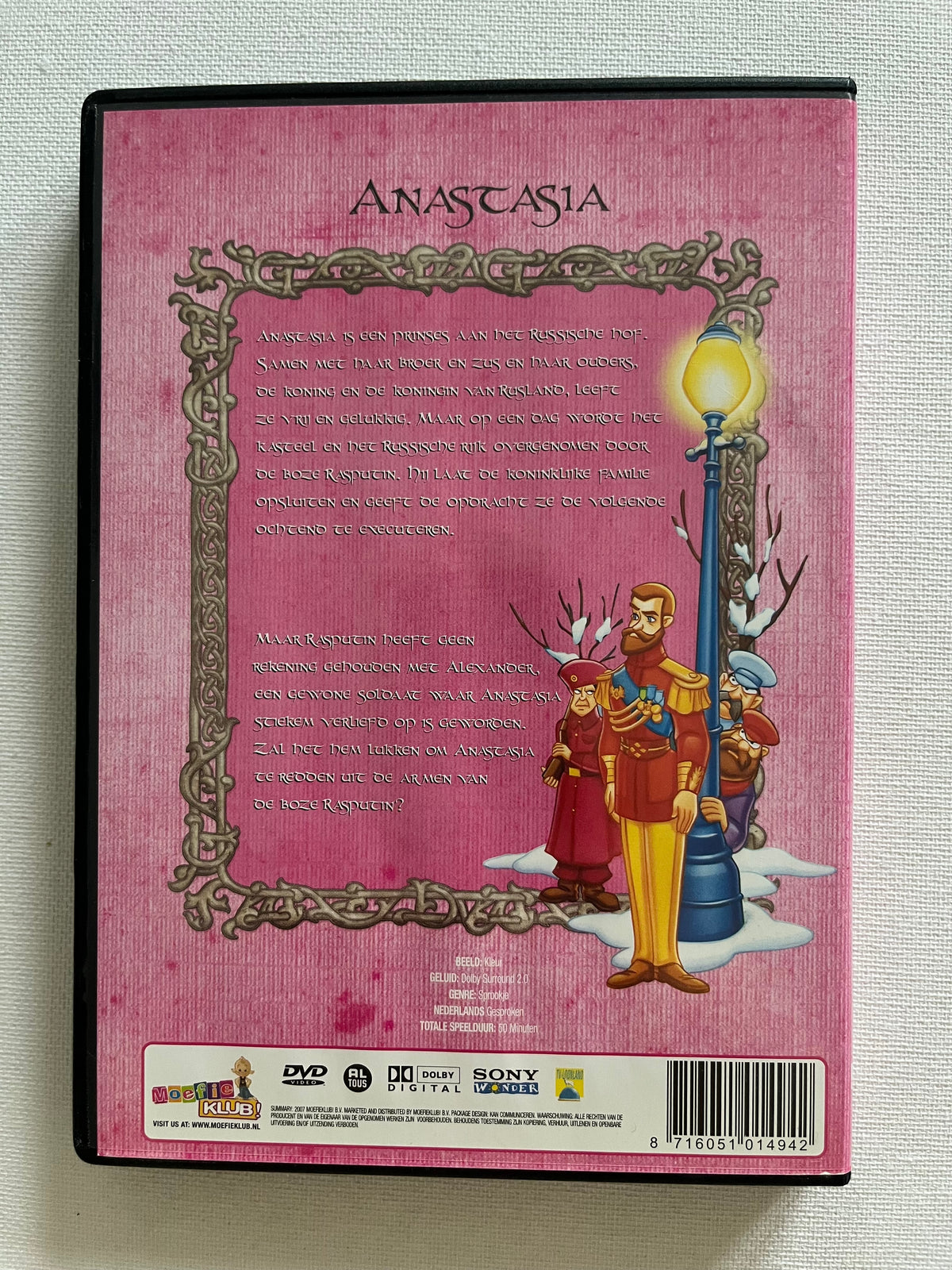 Anastasia – DVD | Nederlands Sprookje