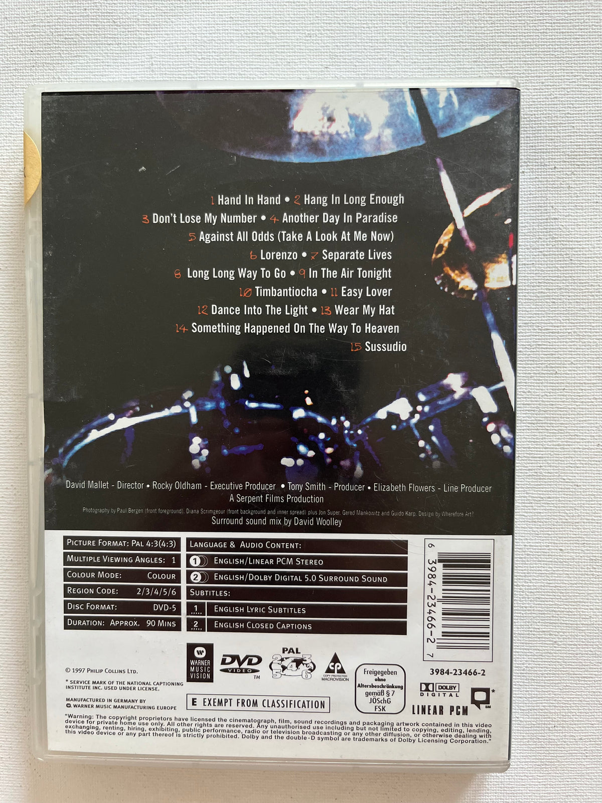 Phil Collins – Live and Loose in Paris – DVD (1998) | Live Concert
