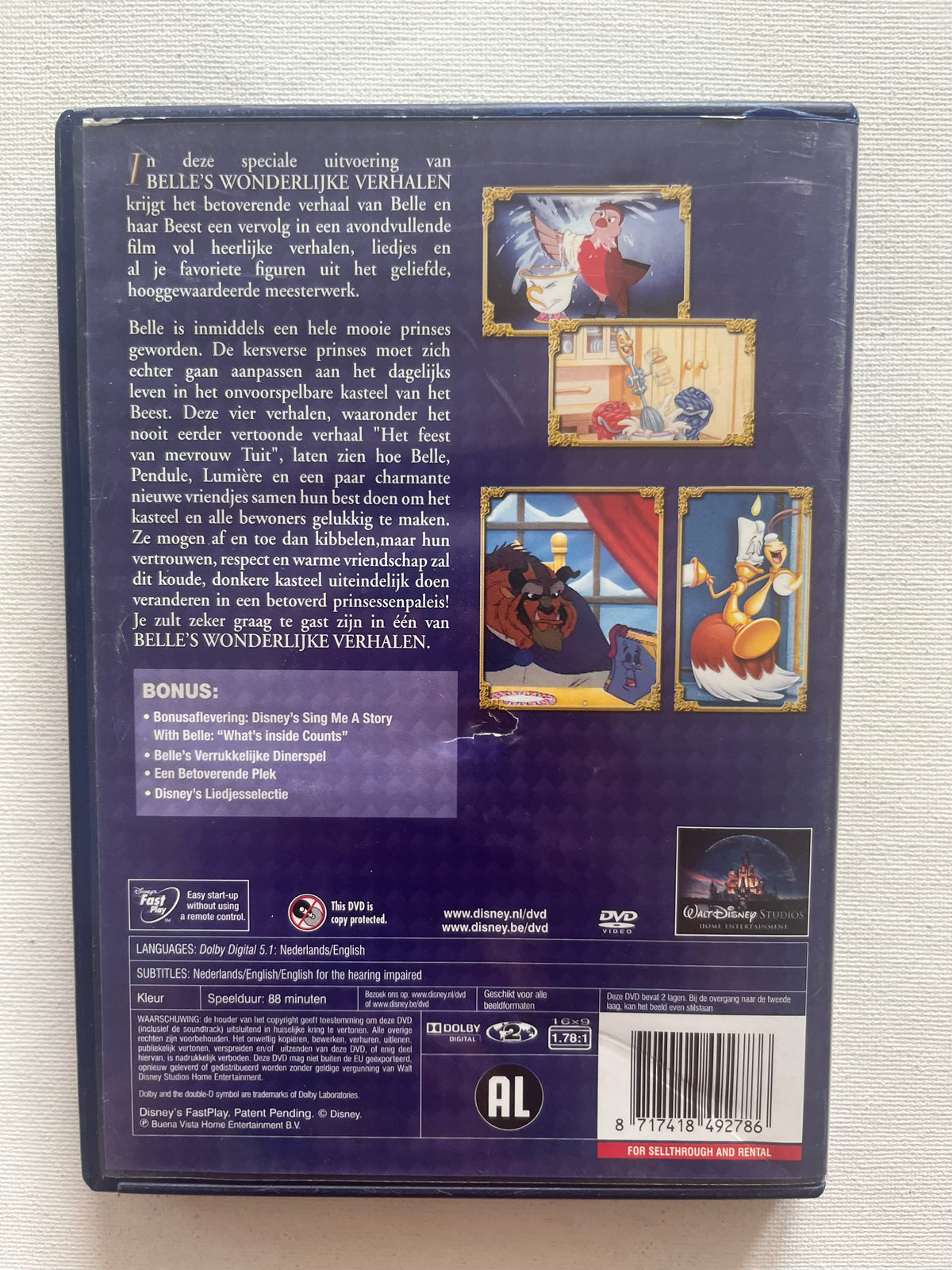 Disney Beauty and the Beast: Belle’s Magical World – DVD (1998) | Disney