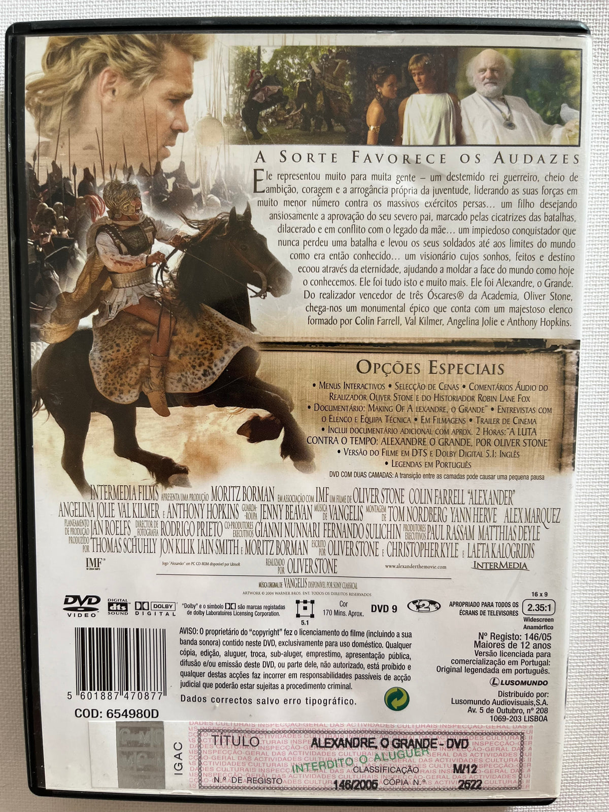 Alexander the Great – 2-Disc DVD (2004) | Colin Farrell & Angelina Jolie