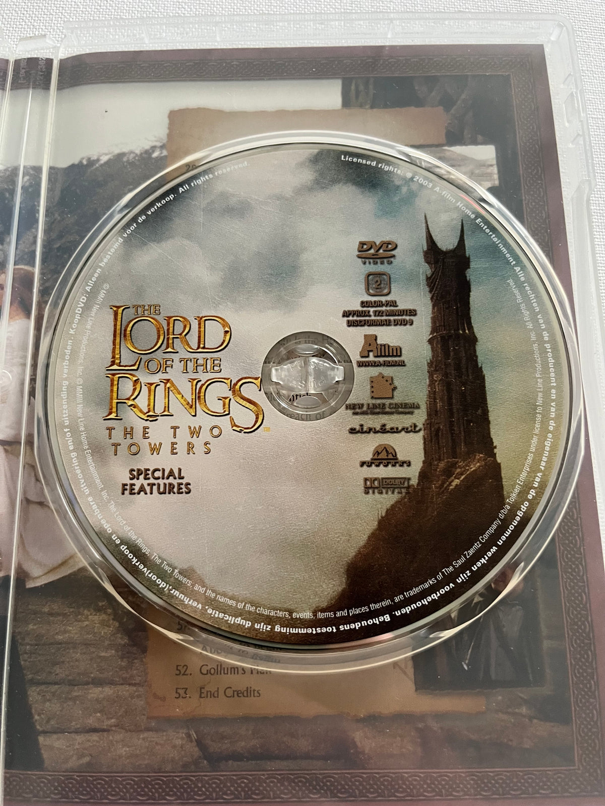 The Lord of the Rings: The Two Towers – 2-Disc DVD (2002) | Elijah Wood & Ian McKellen