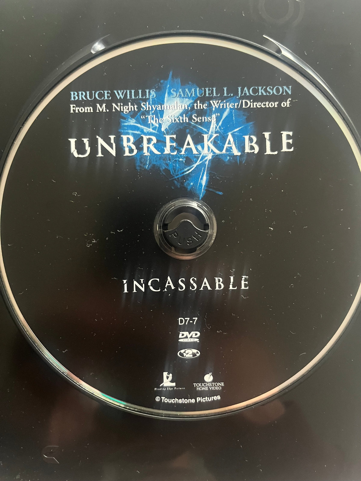 Unbreakable – DVD (2000) | Bruce Willis & Samuel L. Jackson