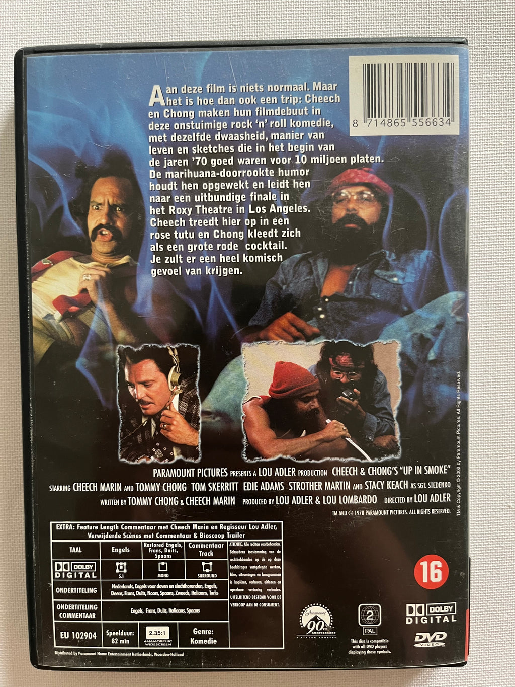 Cheech & Chong’s Up in Smoke – DVD (1978) | Cheech Marin & Tommy Chong