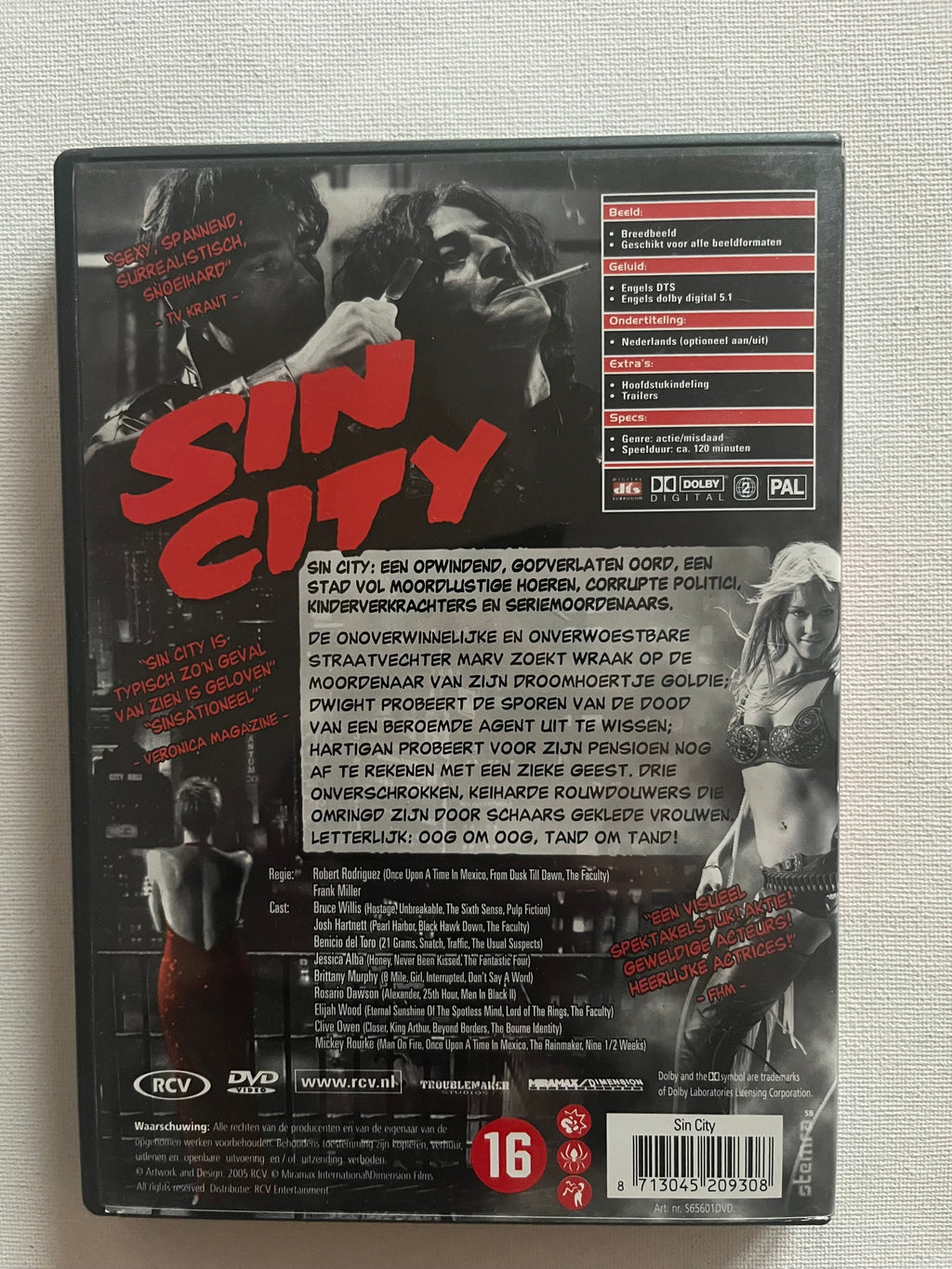 Sin City – DVD (2005) | Bruce Willis, Mickey Rourke & Jessica Alba