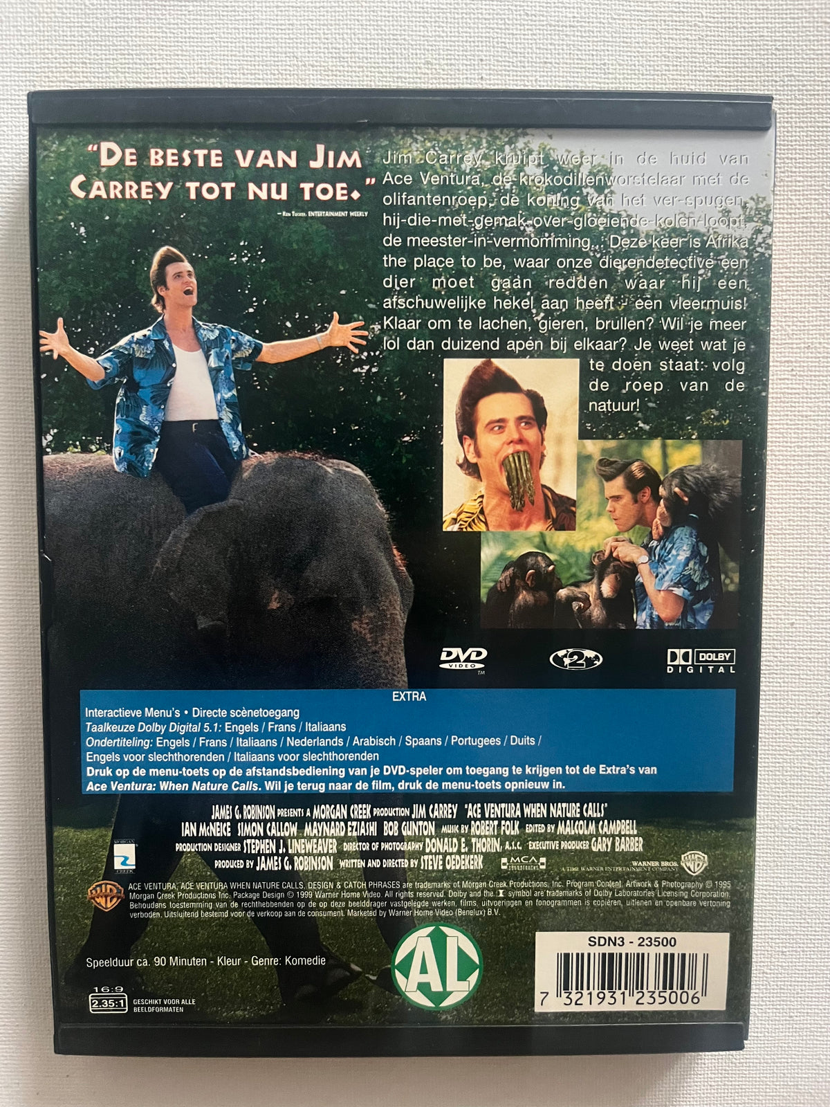 Ace Ventura: When Nature Calls – DVD (1995) | Jim Carrey