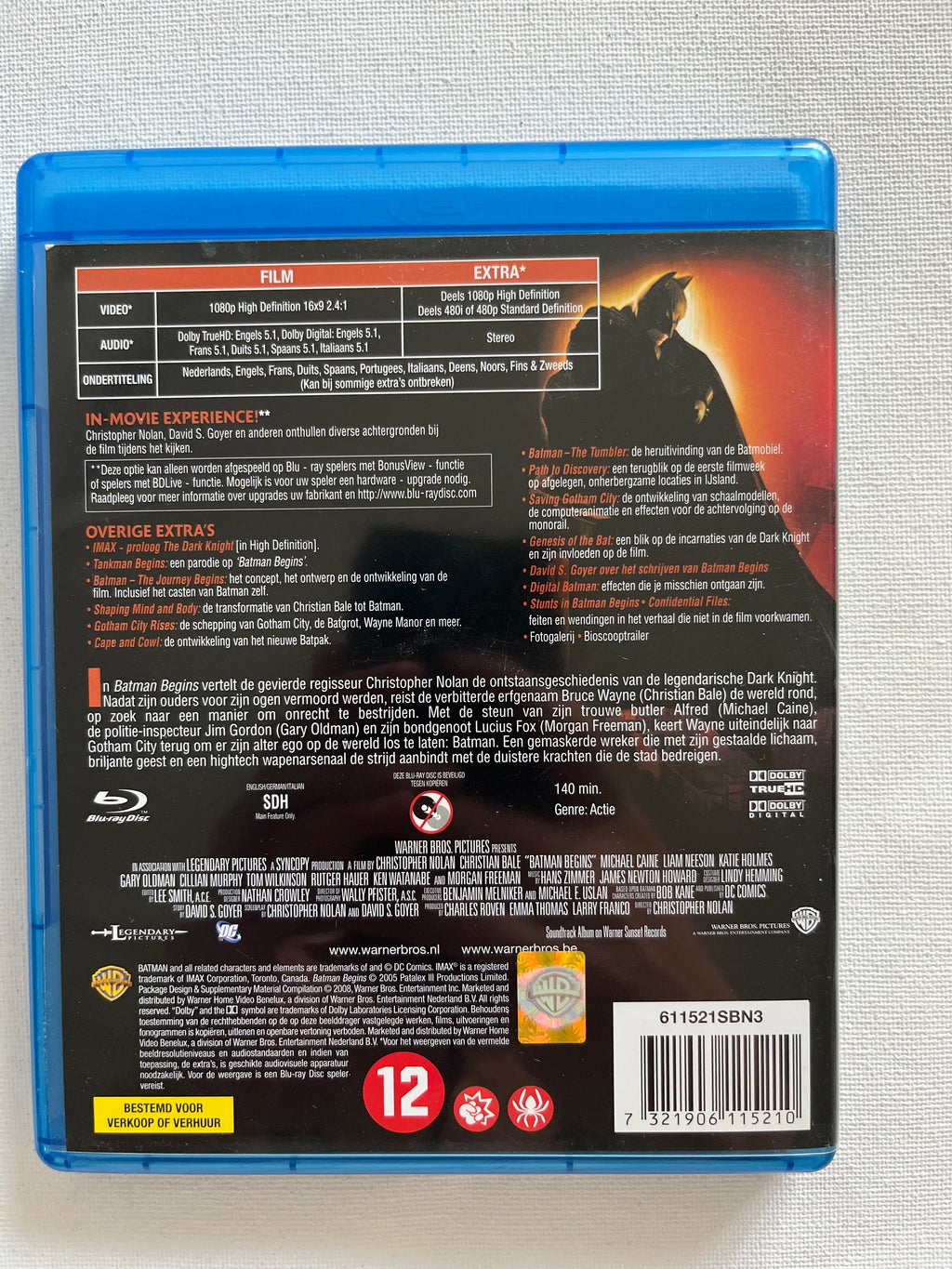 Batman Begins – Blu-ray (2005) | Christian Bale & Liam Neeson