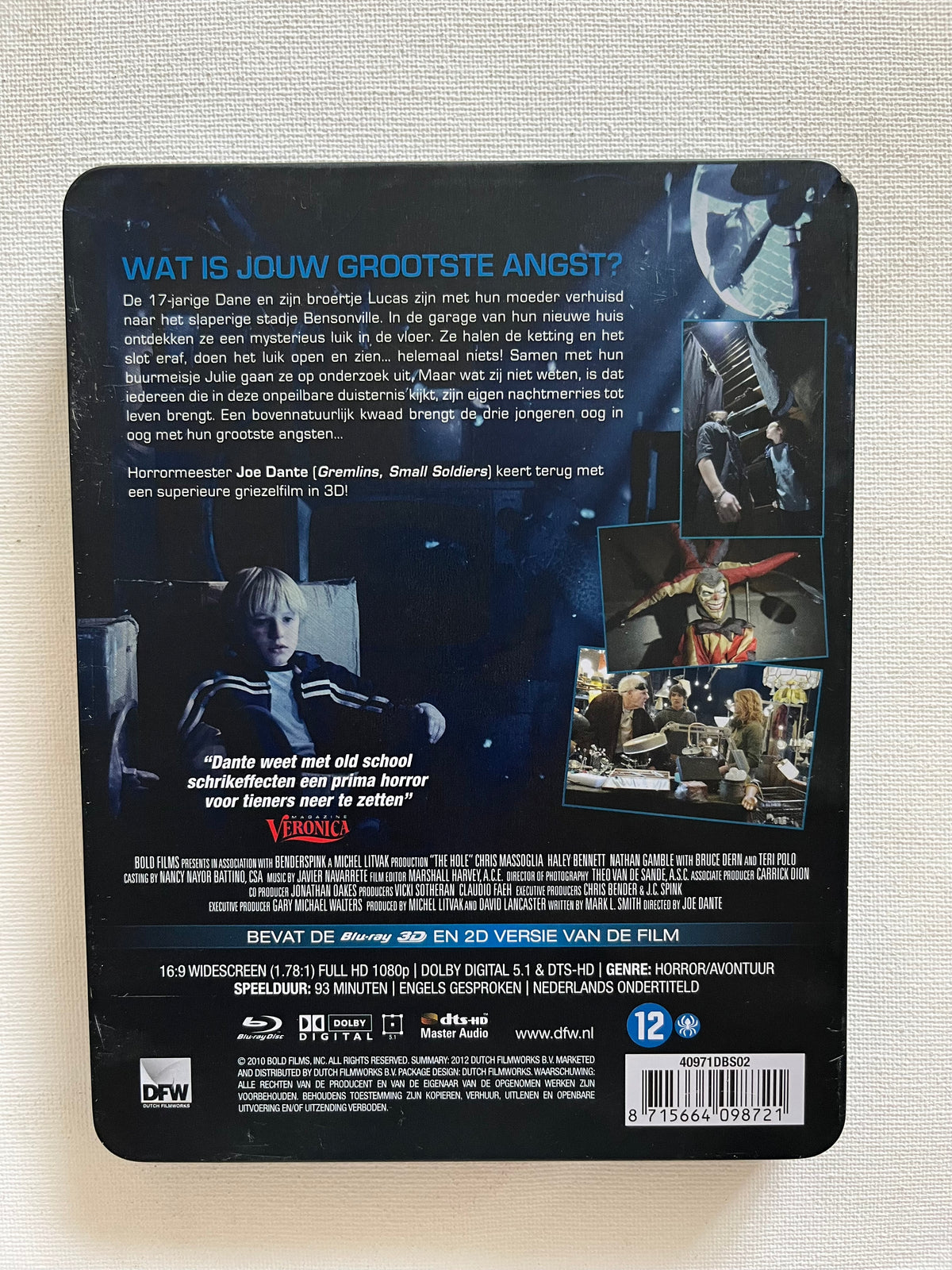 The Hole – 3D Limited Edition Steelbook Blu-ray (2009) | Chris Massoglia & Haley Bennett