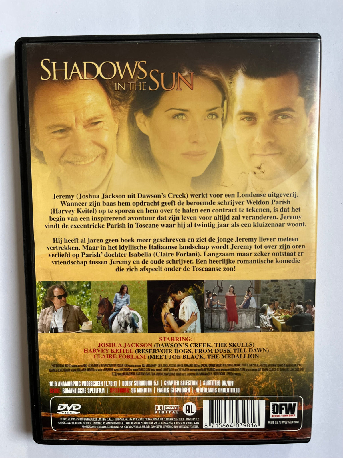 Shadows in the Sun – DVD (2005) | Harvey Keitel & Joshua Jackson