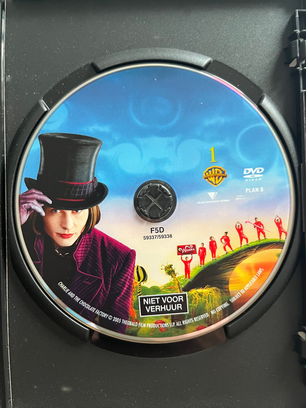 Charlie and the Chocolate Factory – DVD (2005) | Johnny Depp & Freddie Highmore