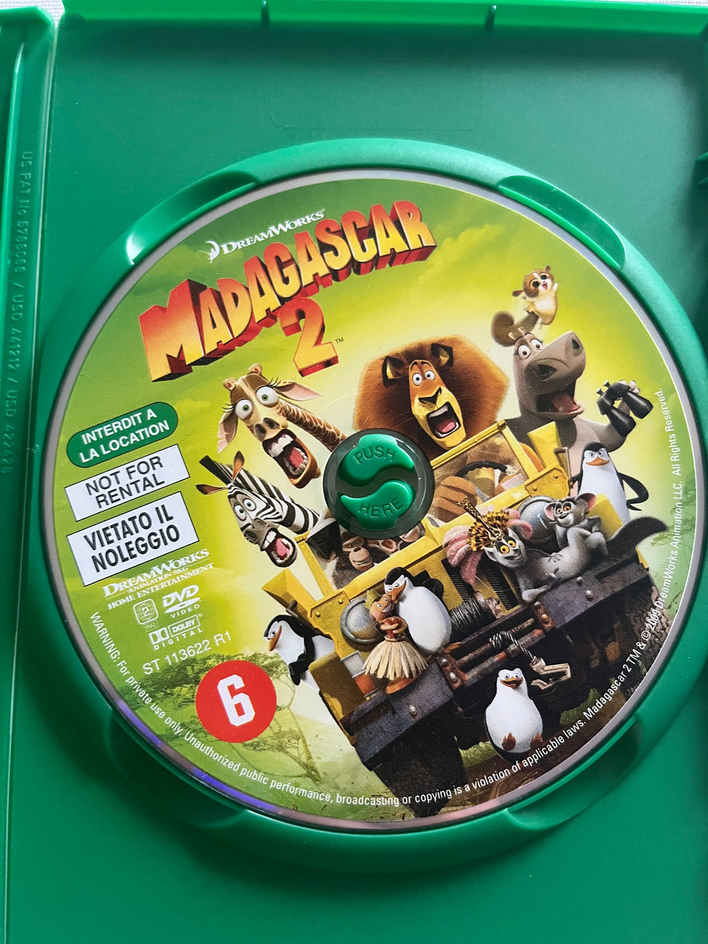 Madagascar: Escape 2 Africa – DVD (2008) | Ben Stiller, Chris Rock & David Schwimmer