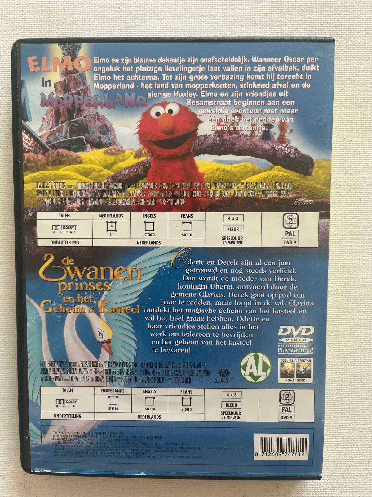 Elmo in Grouchland + The Swan Princess: The Secret of the Castle – 2-Movie DVD Set (1998–1999)