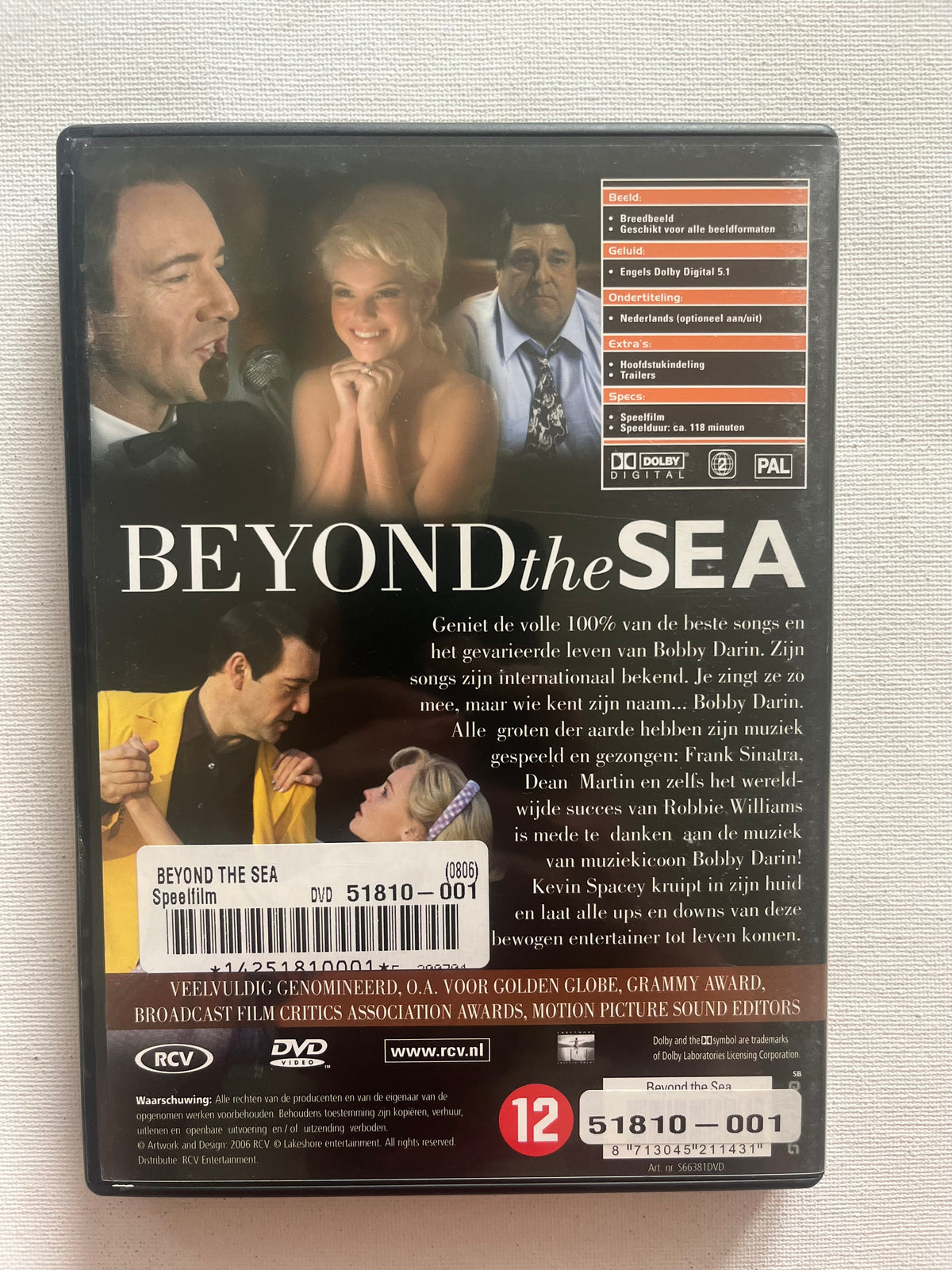 Beyond the Sea – DVD (2004) | Kevin Spacey & Kate Bosworth