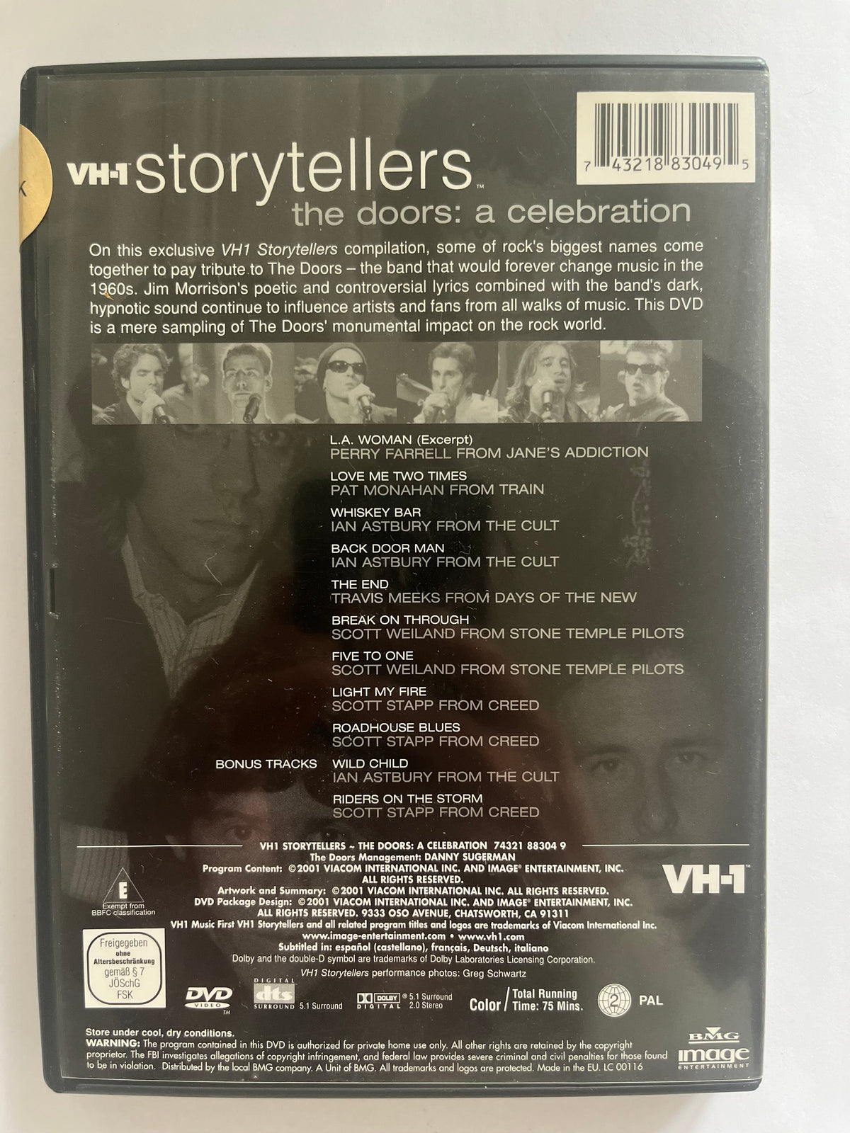VH1 The Doors: A Celebration – DVD | The Doors Tribute Concert