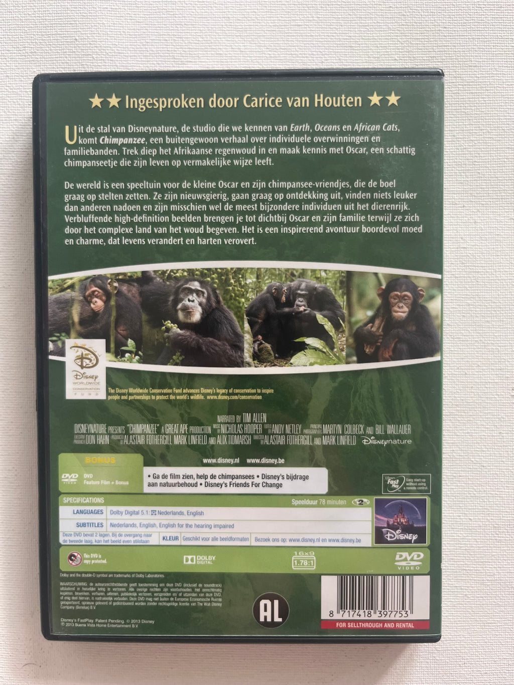 Disney Chimpanzee – DVD (2012) | Disneynature