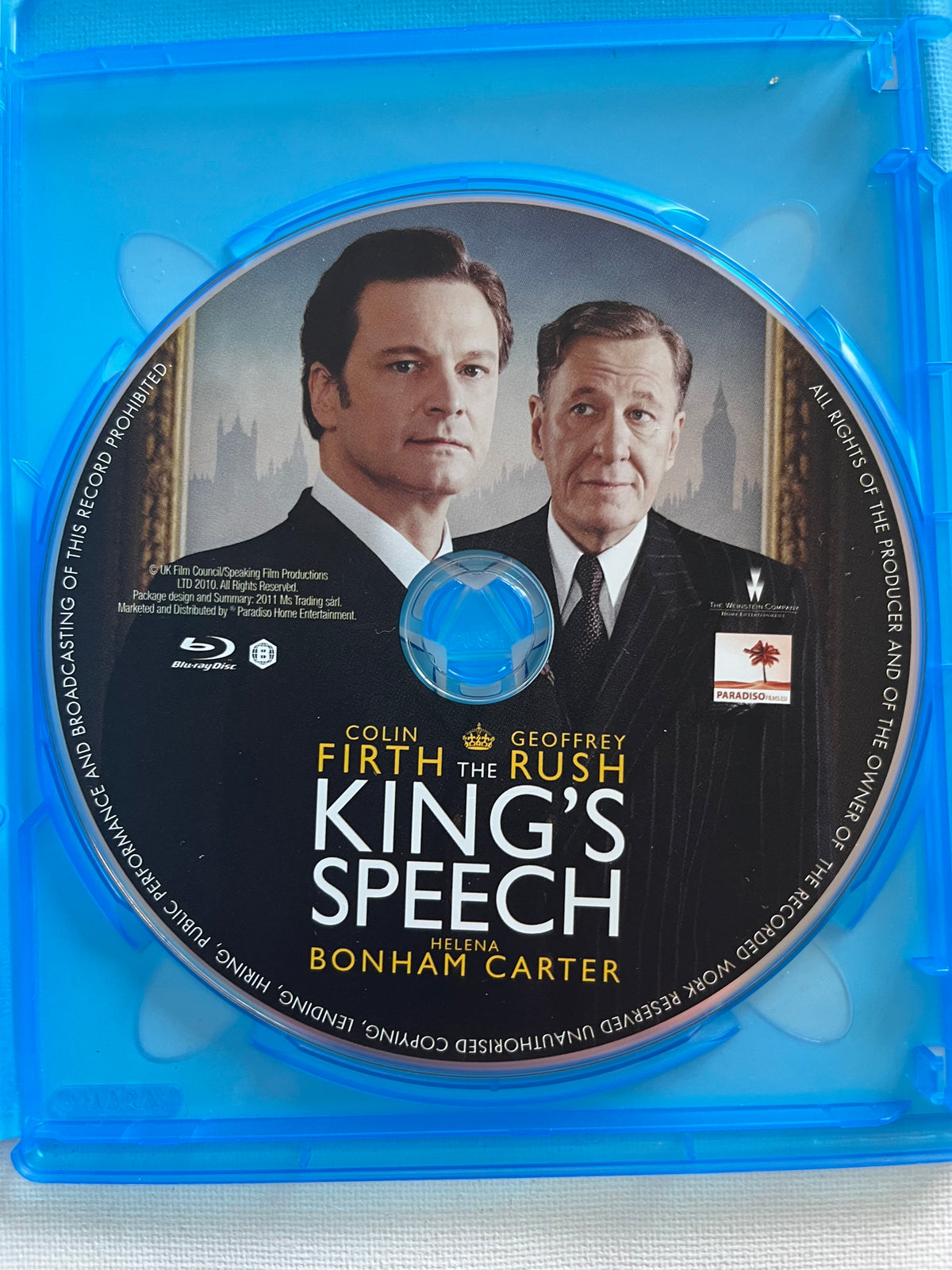 The King’s Speech – Blu-ray (2010) | Colin Firth & Geoffrey Rush