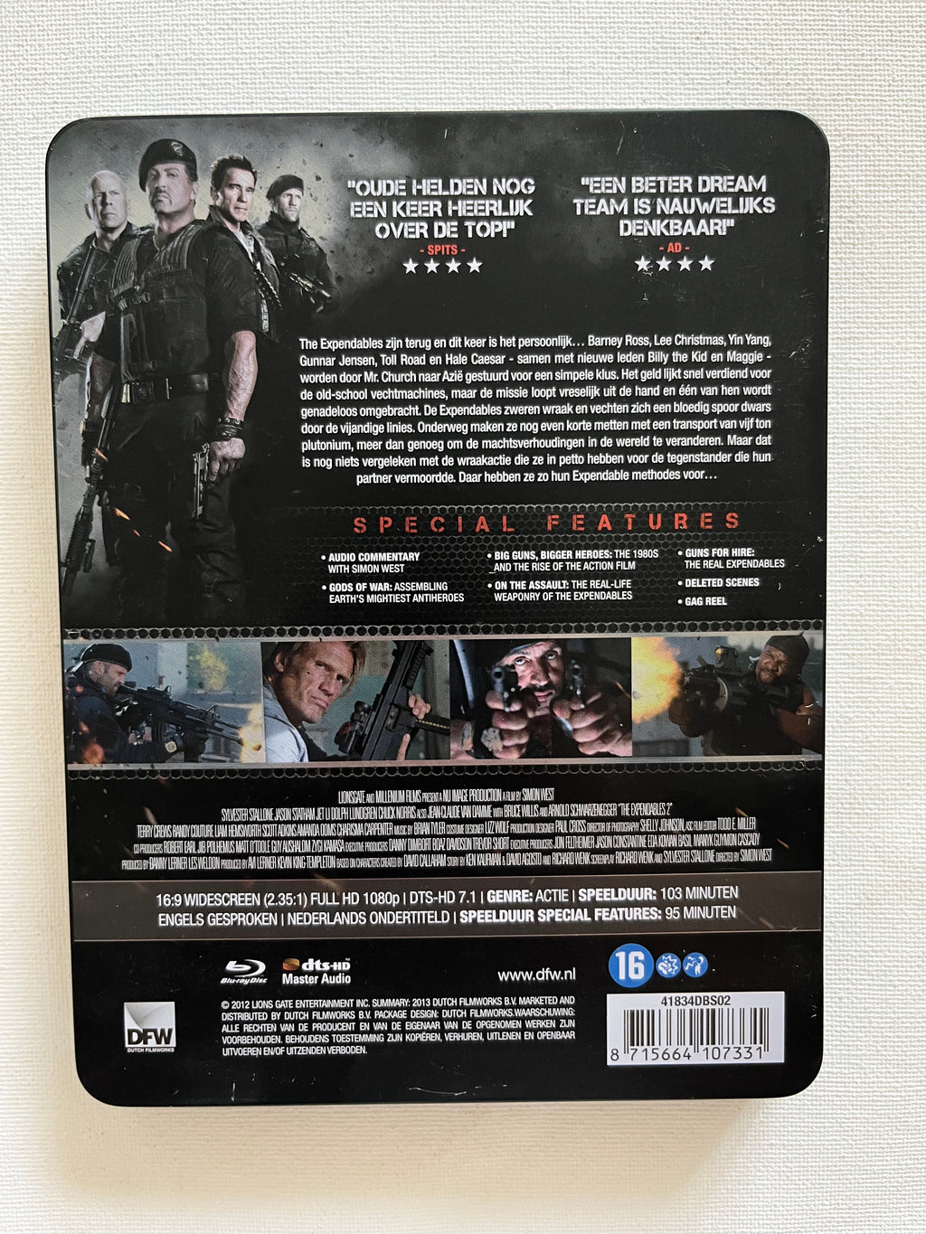 The Expendables 2 – Limited Edition Steelbook Blu-ray (2012) | Sylvester Stallone & Jason Statham
