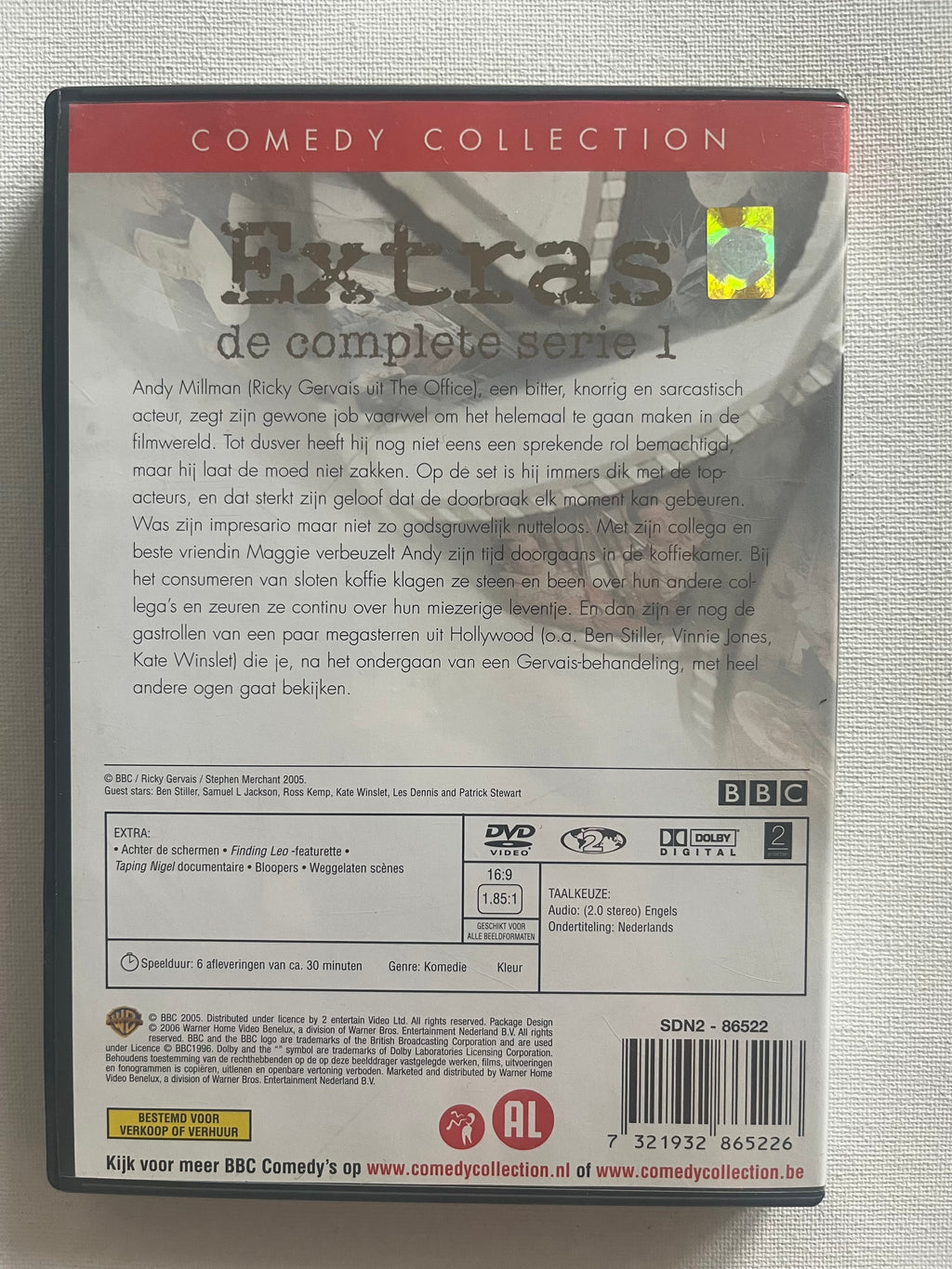 BBC Extras: The Complete First Series – DVD (2005) | Ricky Gervais & Ashley Jensen