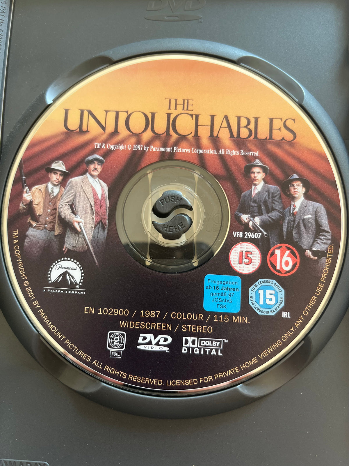 The Untouchables – DVD (1987) | Kevin Costner & Sean Connery