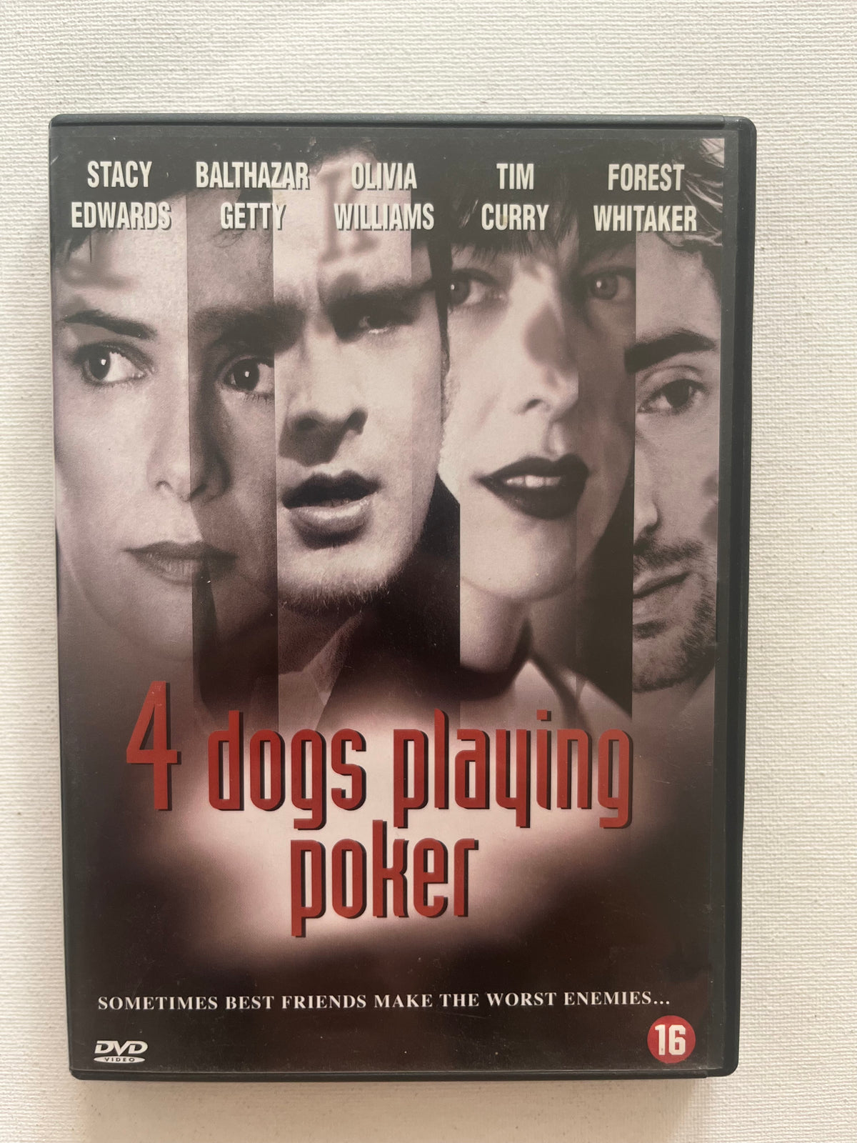 Four Dogs Playing Poker – DVD (2000) | Tim Curry & Balthazar Getty