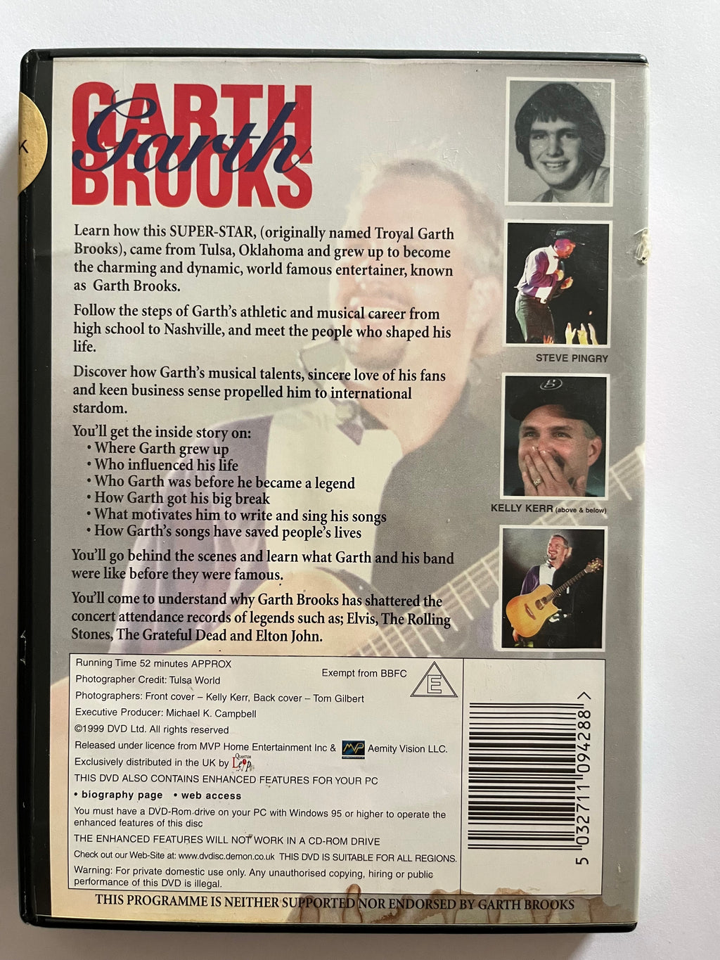Garth Brooks: His Life – From Tulsa to the Top – DVD (2001) | Country Music